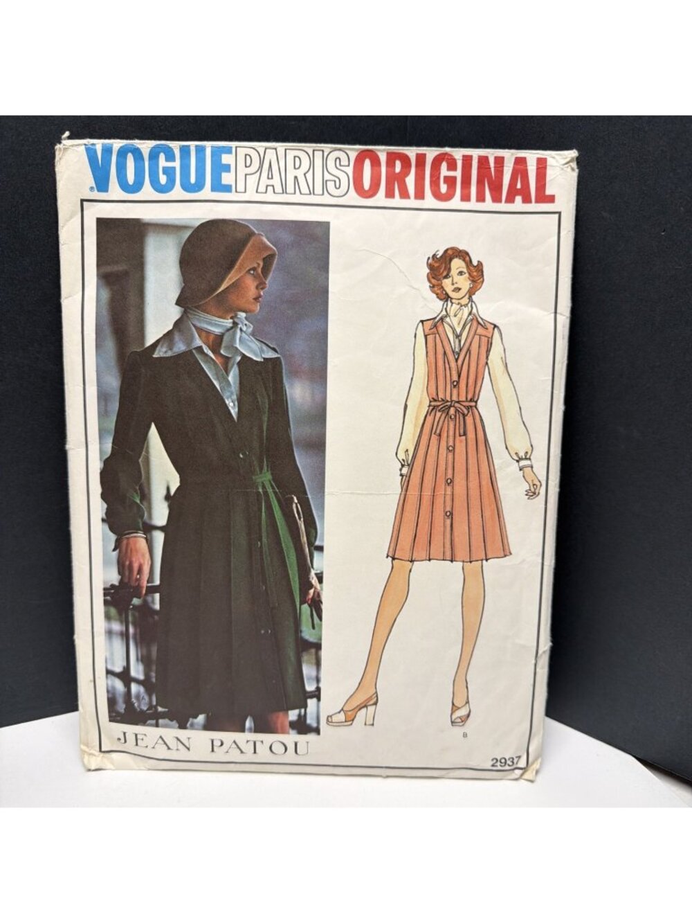 Vogue Paris Original Dress pattern 2937 Jean Patou Size 10